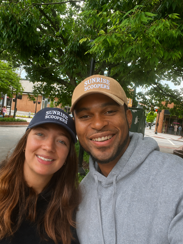 Sunrise Scoopers owners Peighton and her husband